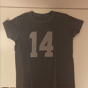 Brandy Melville Gray Short Sleeve Tee